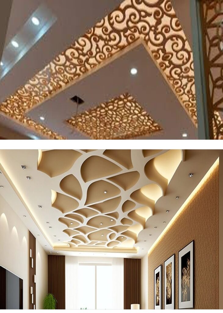Gypsum false ceiling work for offices, restaurants & hotels, cafes & bakeries