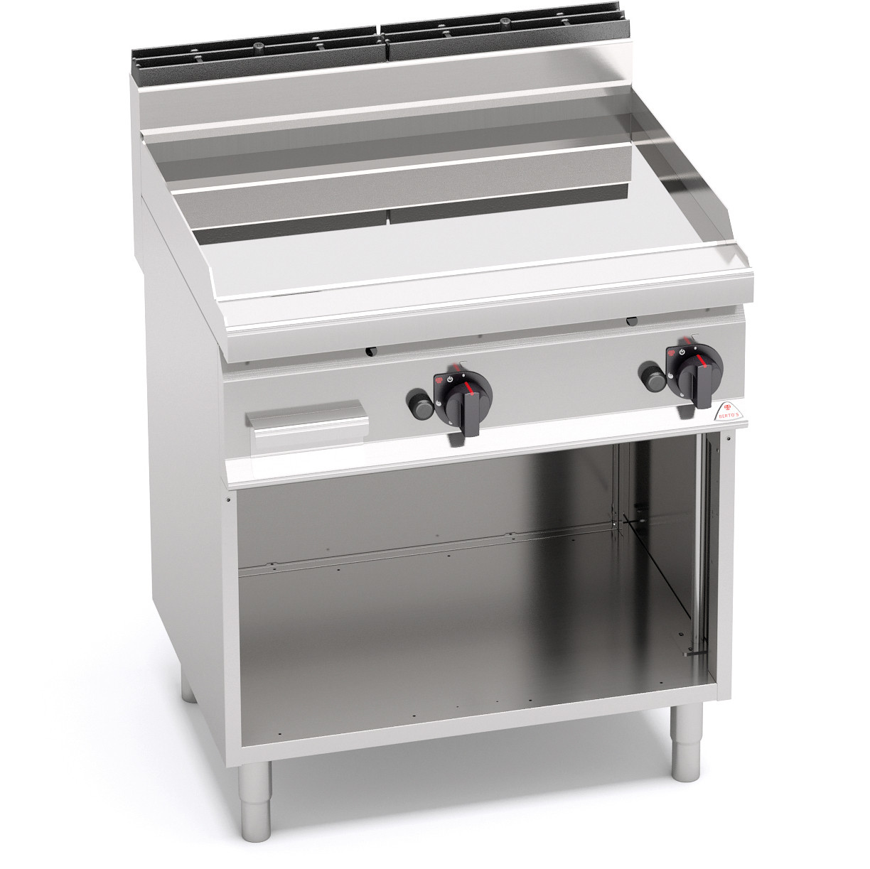 Gas or electric operated Griddle flat top / smooth free standing