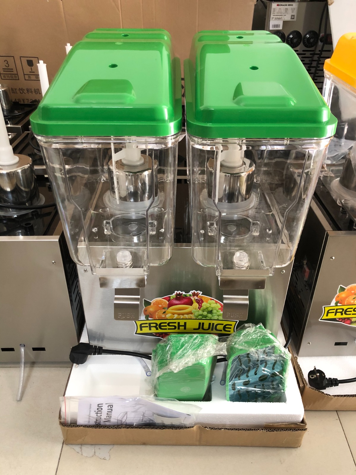 fresh juice slash dispenser